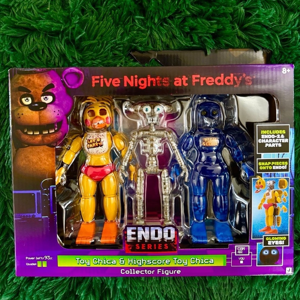 FNAF Endo Series Collector Figure 6 Inch Toy Chica & Highscore Toy Chica